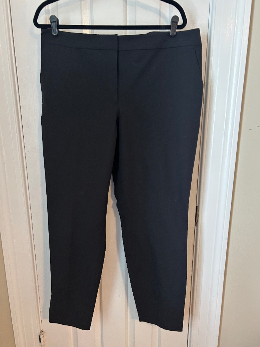 Lafayette 148 stretch cotton trousers mid rise NWT